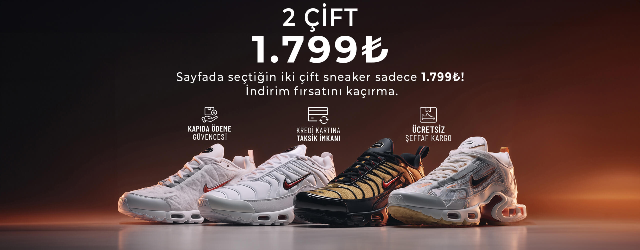 2 Çift 1.799₺