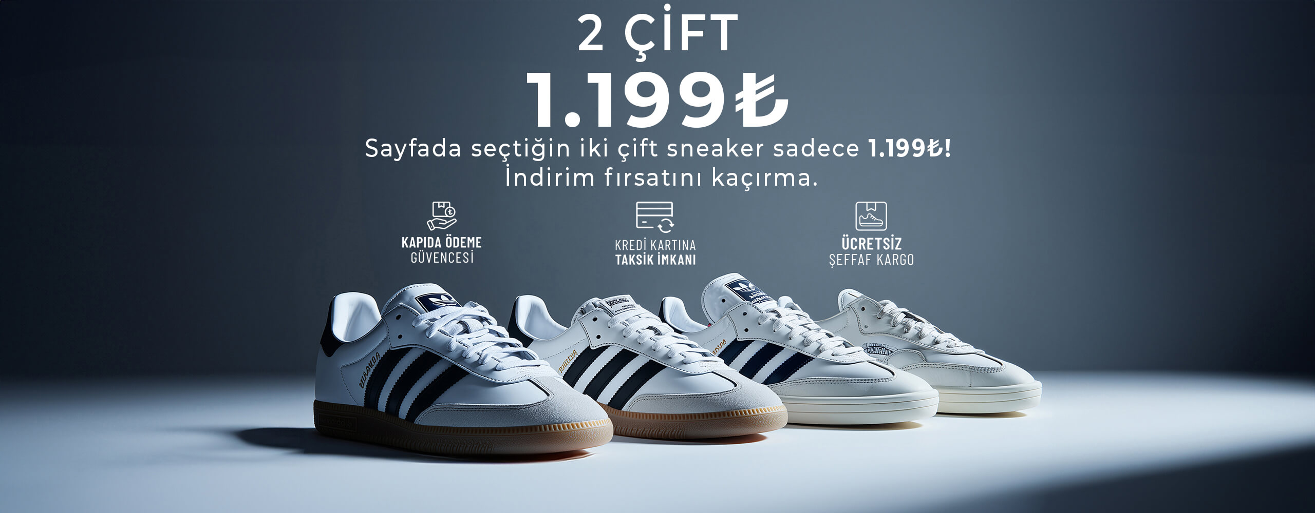 2 Çift 1.199₺