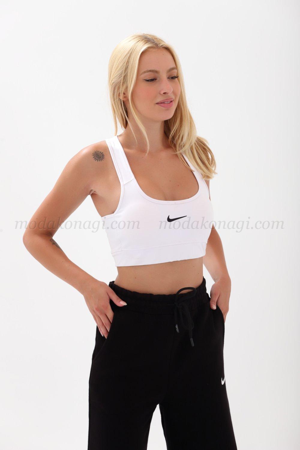 Kadın Nike Spor Büstiyer Beyaz
