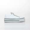 Converse Kalın Taban Kısa Beyaz