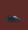 Sezon Sonu - Nike Airforce Bağcıklı Çocuk Full Siyah