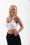 Kadın Nike Spor Büstiyer Beyaz
