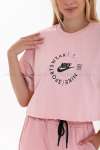 Kadın Nike Kısa T-Shirt New Year Pudra