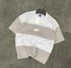 Nike Çift Renkli Oversize Tshirt Beyaz Gri