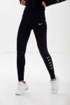 Nike Multilogo Push Up Ekstra Yüksek Bel Tayt Siyah