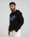 Yankees Kapşonlu Sweatshirt 3 İplik  Siyah