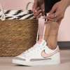Nike Blazer Bağcık Beyaz Melo