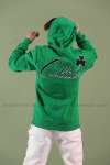 Celtics Kapşonlu Sweatshirt 3 İplik  Yeşil