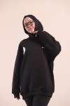 Celtics Sweatshirt 3 İplik  Siyah