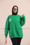 Celtics Sweatshirt 3 İplik  Yeşil