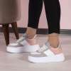 Nike Hightop Bağcık Gri Beyaz Pudra