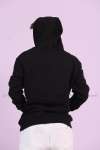 LA Kapşonlu Sweatshirt 3 İplik  Siyah