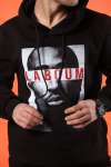Laboum Kapşonlu Sweatshirt 3 İplik  Siyah