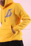 Lakers Kapşonlu Sweatshirt 3 İplik  Sarı