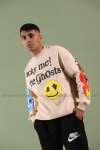 Lucky Me Sweatshirt 3 İplik  Bej