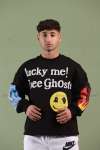 Lucky Me Sweatshirt 3 İplik  Siyah