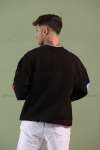 Lucky Me Sweatshirt 3 İplik  Siyah