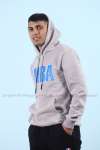 NBA Kapşonlu Sweatshirt 3 İplik  Gri