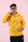 Nike Kapşonlu Sweatshirt Küçük Logo 3 İplik  Sarı