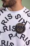 Paris Sweatshirt Dijital 2 iplik  Beyaz