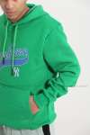 Yankees Kapşonlu Sweatshirt 3 İplik  Yeşil
