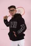 Your Kapşonlu Sweatshirt 3 İplik  Siyah