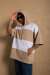 Oversize Kapşonlu Tshirt Bej