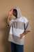 Oversize Kapşonlu Tshirt Gri