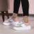 Nike Hightop Bağcık Gri Beyaz Pudra
