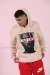 Laboum Kapşonlu Sweatshirt 3 İplik  Bej