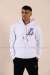 Lakers Kapşonlu Sweatshirt 3 İplik  Beyaz
