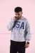 USA Sweatshirt 3 İplik  Gri