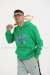 Yankees Kapşonlu Sweatshirt 3 İplik  Yeşil
