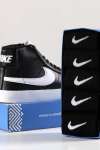 Nike Kısa Siyah Çorap Box