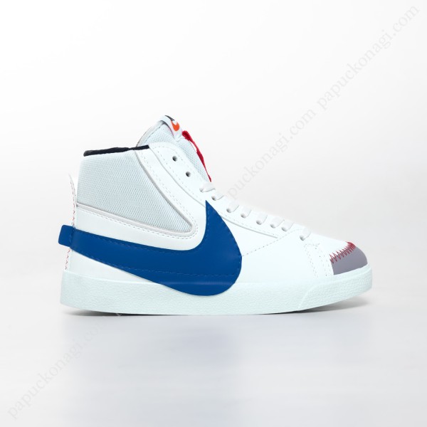 Blazer Jumbo Beyaz Mavi Blazer Jumbo Beyaz Mavi