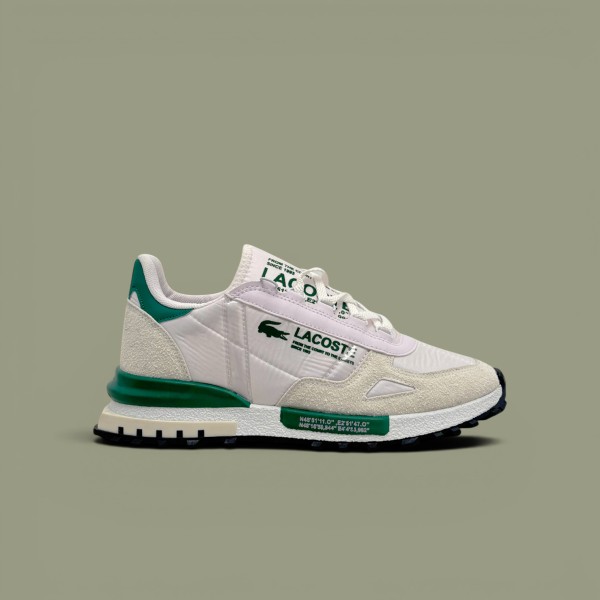 Lacoste Elite Bej Yeşil Lacoste Elite Bej Yeşil