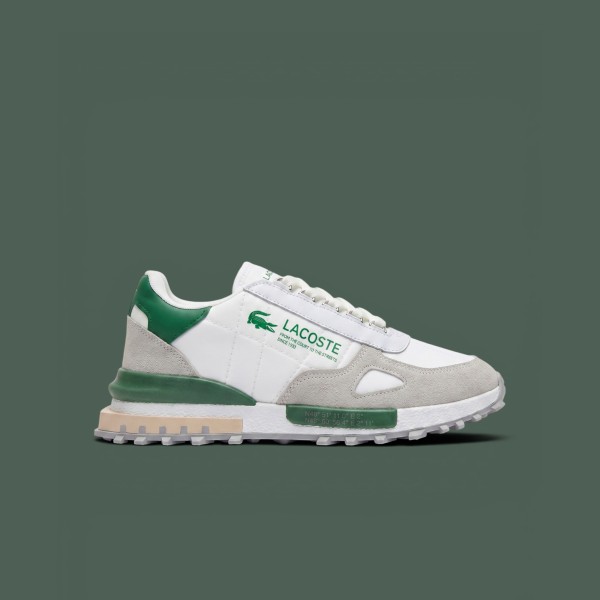 Lacoste Elite Bej Yeşil Lacoste Elite Bej Yeşil
