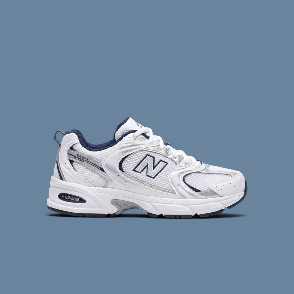 New Balance 530 Çocuk Beyaz Lacivert New Balance 530 Çocuk Beyaz Lacivert