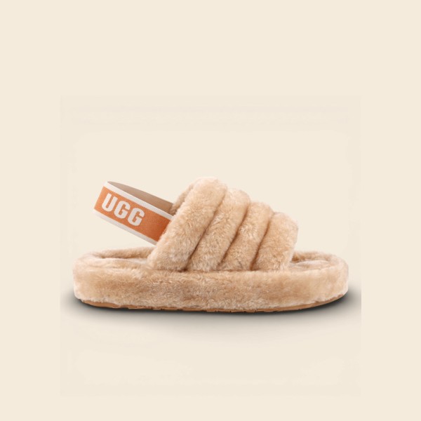 Sezon Sonu - UGG Puff Terlik Bej Sezon Sonu - UGG Puff Terlik Bej