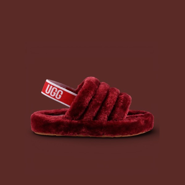 Sezon Sonu - UGG Puff Terlik Fuşya Sezon Sonu - UGG Puff Terlik Fuşya