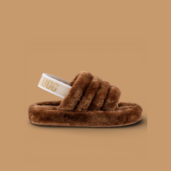 Sezon Sonu - UGG Puff Terlik Kahve Sezon Sonu - UGG Puff Terlik Kahve