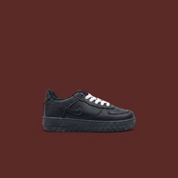 Sezon Sonu - Nike Airforce Bağcıklı Çocuk Full Siyah Sezon Sonu - Nike Airforce Bağcıklı Çocuk Full Siyah