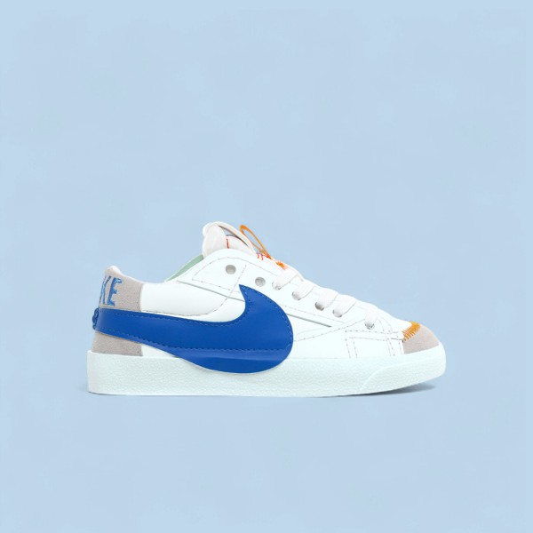 Sezon Sonu - Nike Blazer Jumbo Kısa Beyaz Mavi Sezon Sonu - Nike Blazer Jumbo Kısa Beyaz Mavi