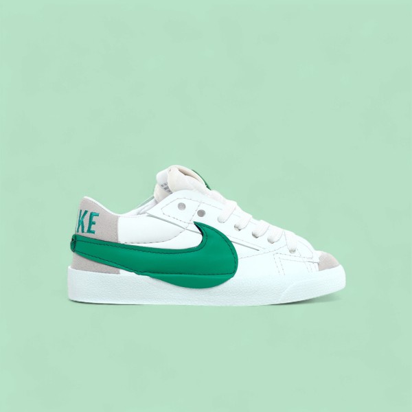 Sezon Sonu - Nike Blazer Jumbo Kısa Beyaz Yeşil Sezon Sonu - Nike Blazer Jumbo Kısa Beyaz Yeşil