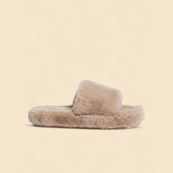 Ugg Puff Terlik Kahve Ugg Puff Terlik Kahve